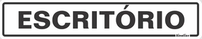 Placa Escritório 05 X 25 Poliestireno - Sinalize