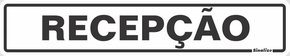 Placa Recepção 05 X 25 Poliestireno - Sinalize
