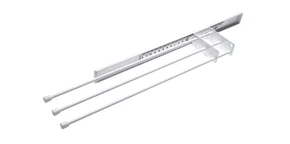 PORTA TOALHA TRIPLO SIMPLES 110X35X450MM