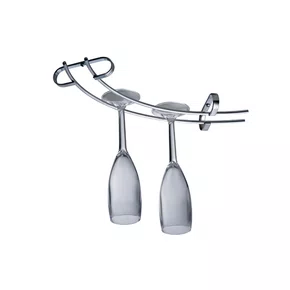 SUPORTE TACAS PIATINA CURVO 400X30X120MM