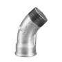 Curva Galvanizada  Macho/Fêmea  45 Gr - Tupy
